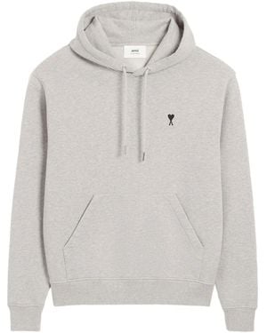 Ami Paris Felpa Ami-De-Coeur - Grigio