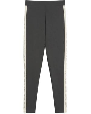 Weekend by Maxmara Leggings mit Logo-Streifen - Grau