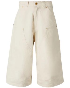 Willy Chavarria Multi-Pockets Shorts - White