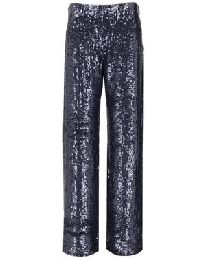 P.A.R.O.S.H. Sequin-Embellished Pants - Blue