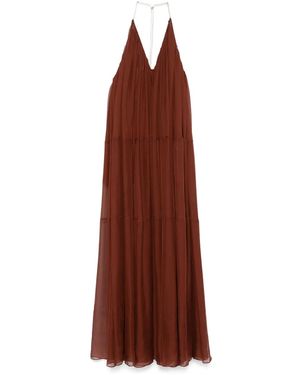 retroféte Jersey Maxi Dress - Red