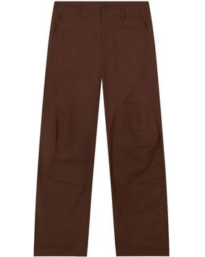 Post Archive Faction PAF Straight-Leg Trousers - Brown