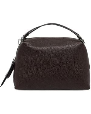 Gianni Chiarini Alifa Pebbled-Leather Shoulder Bag - Black