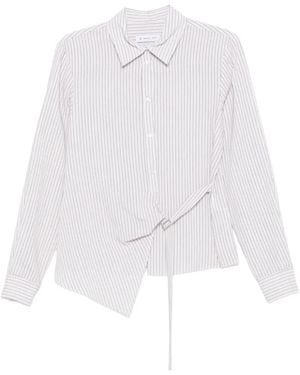Manuel Ritz Striped Shirt - White