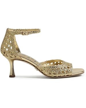 Sam Edelman Peyton Woven Sandals - Metallic