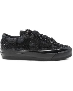 Vans Premium Old Skool 36 Sequin-Embellished Boucle Trainers - Black