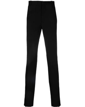 McQueen Straight-Leg Tailored Trousers - Black