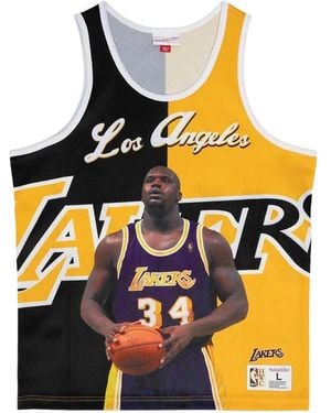 Mitchell & Ness Sublimated Player Tank "Lakers" Tank Top - Black