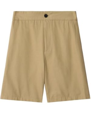 Burberry Short En Gabardine - Neutre
