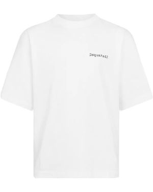 DSquared² T-Shirt À Coupe Ample - White