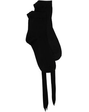 Limi Feu Ribbon-Detail Socks - Black
