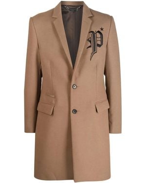 Philipp Plein Coat - Brown