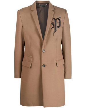 Philipp Plein Gothic Plein シングルコート - ブラウン