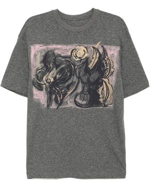 JNBY Graphic-Print T-Shirt - Grey