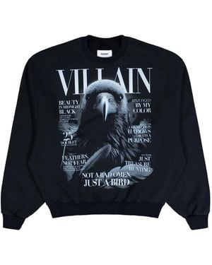 Doublet Print-Detail Sweatshirt - Blue
