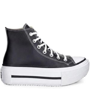 Converse Baskets Montantes Chuck Taylor All Star Lift Double Stack - Blanc