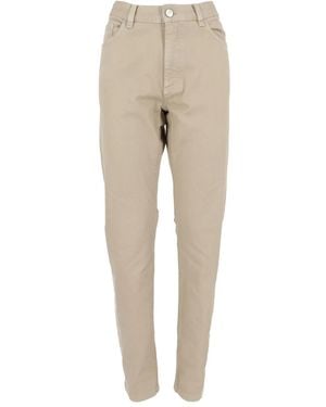 ZEGNA Five-Pocket Trousers - Natural