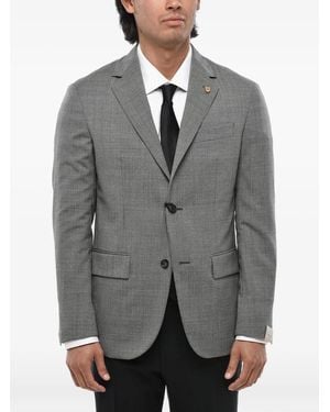 Corneliani Circle Houndstooth Blazer - Grey