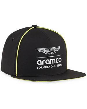 PUMA X Aston Martin Aramco Flat-Brim Cap - Black