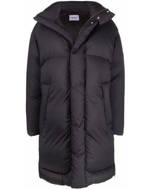 Ambush Logo-Patch Padded Coat - Black