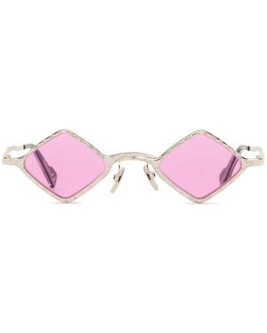 Kuboraum Geometric-Frame Sunglasses - Pink