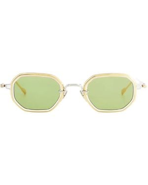Sato Eyewear Timir Ii Geometric-Frame Sunglasses - Green