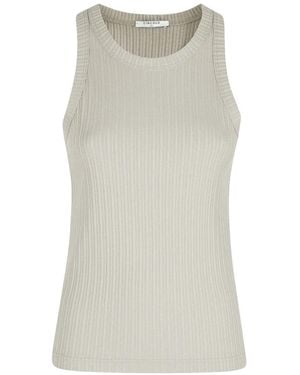 Circolo 1901 Ribbed Top - White