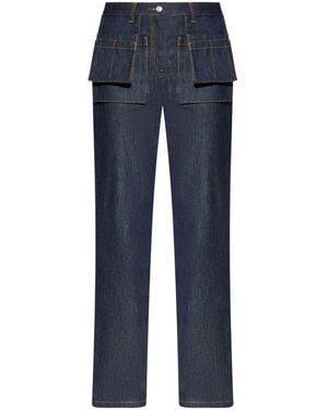 Helmut Lang Straight Jeans - Blauw