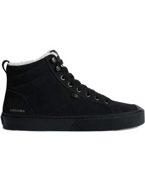 CARIUMA Oca High-Top Sherpa-Lined Sneakers - Black
