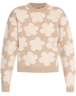 KENZO Pullover Mit Logo - Natur