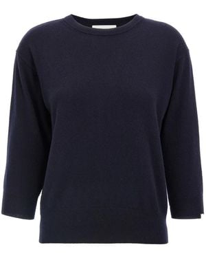 Extreme Cashmere Maglione N.398 Con Maniche A 3/4 - Blu
