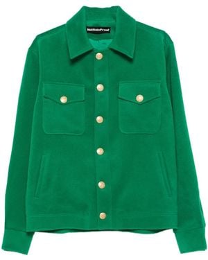 Notrainproof Chest-Flap Shirt Jacket - Green