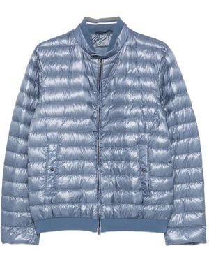 Herno Doudoune À Fermeture Zippée - Bleu