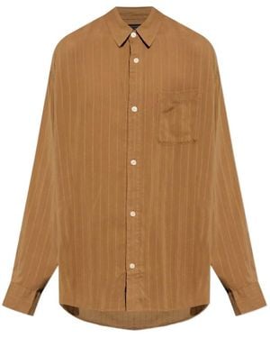 AllSaints Carlyle Stripe-Pattern Shirt - Natural