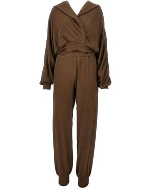 ANDAMANE Grace Trousers Set - Brown