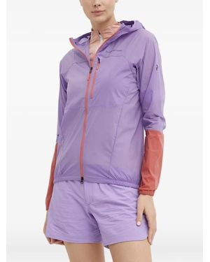 Peak Performance Hooded Colourblock Jacket - Purple
