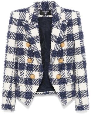 Balmain Jackets - Blue