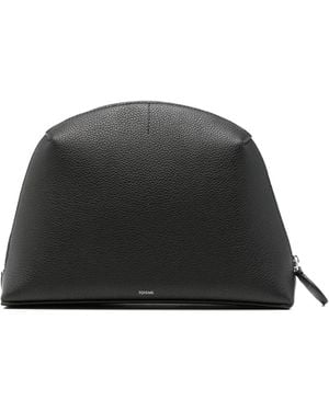 TOTEME Leren Clutch - Zwart