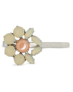 Simone Rocha Heartbloom Hair Clip - White