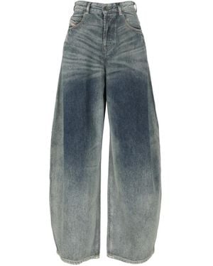 DIESEL D-Khelz-S Faded-Effect Jeans - Blue