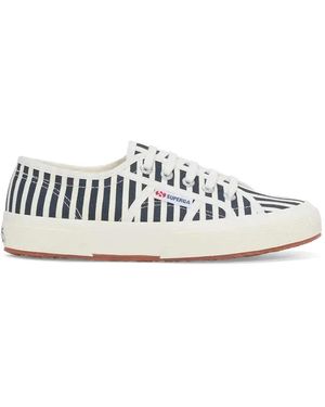 Superga 2750 Striped Trainers - White