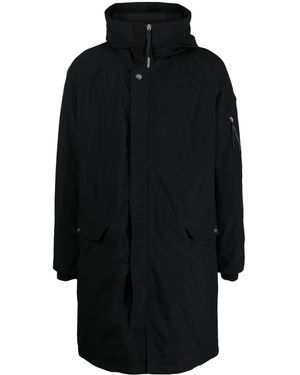 Boris Bidjan Saberi 11 J4 Windbreaker Mit Kapuze - Schwarz