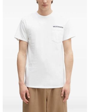 Wacko Maria X Keith Haring Graphic-Print Pocket T-Shirt - White