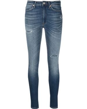 Dondup Iris High-Rise Skinny Jeans - Blue