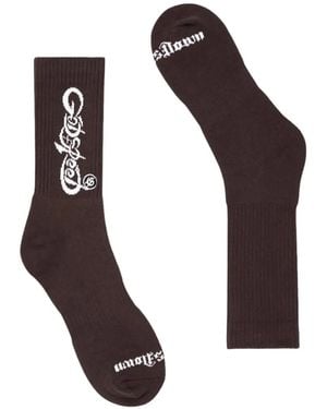 Godspeed New Age Logo Socks - Brown