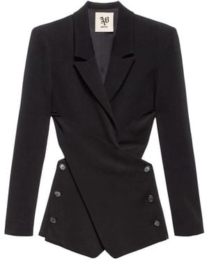 Aniye By Party Lavinia Backless Blazer - Black
