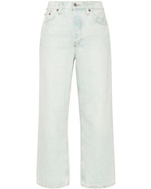 RE/DONE Vaqueros Loose Crop - Blanco