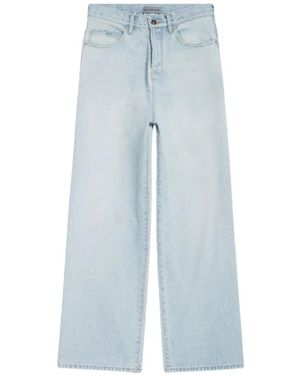 Balenciaga Denim Long Sleeve Shirt - Blue