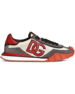 Dolce & Gabbana Sports Shoes With Logo - Multicolour