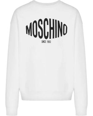 Moschino Logo-Print Sweatshirt - White